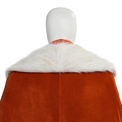 Damski Kostium na Halloween Cosplay Futurystyczny ze Spódnicą Maxi i Peleryną Stroj