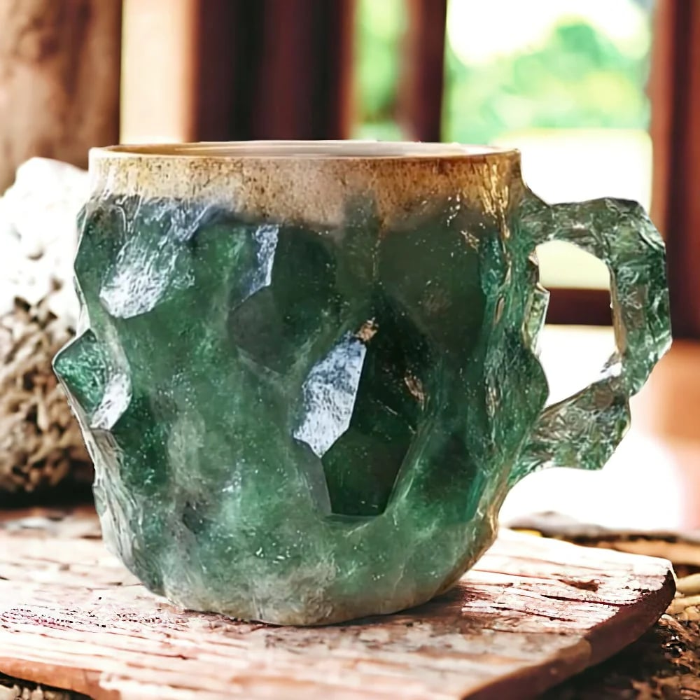 Dekoracyjny Kubek do Kawy z Efektem Kryształu