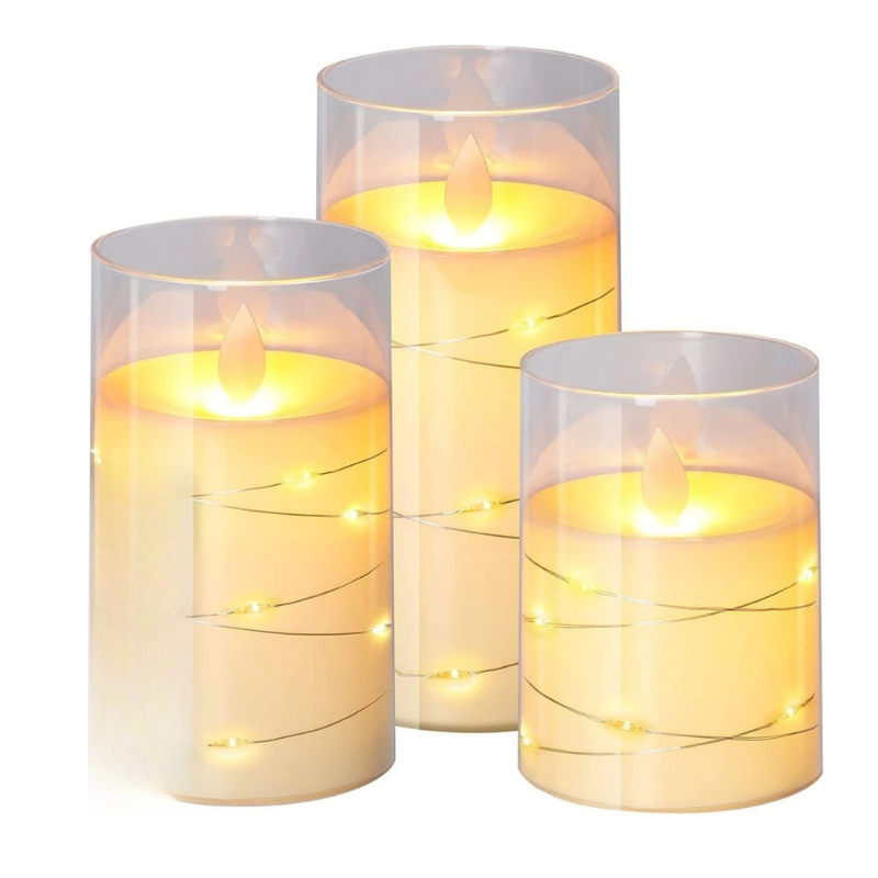 Dekoracyjnych eleganckie lampki LED atmosferyczne z pilotem