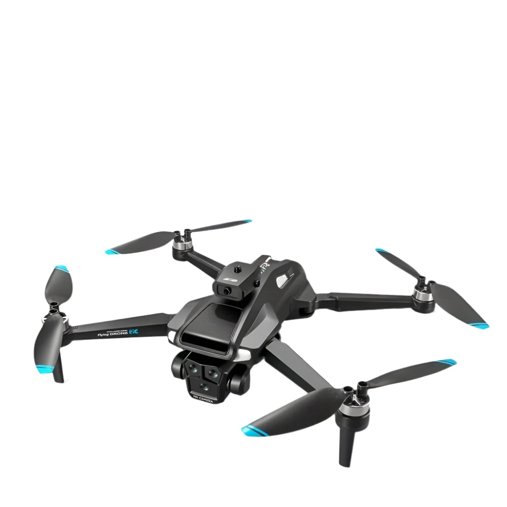 Dron z Kamerą Składany Potrójny Obiektyw do Fotografii dla Początkujących Goglami