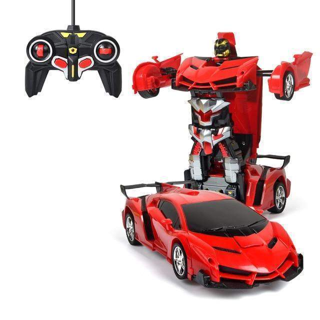 Dynamiczny zdalnie sterowany samochód robot LED