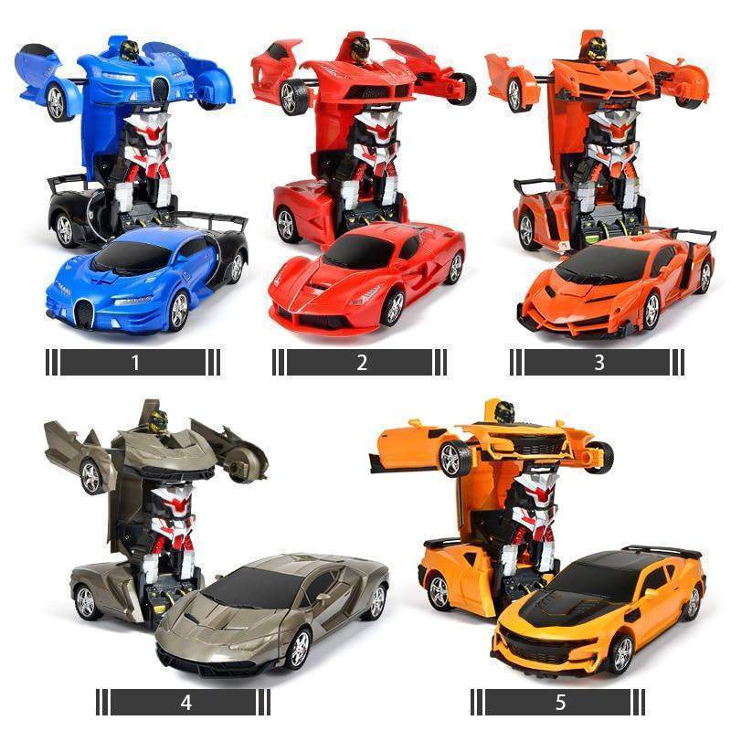 Dynamiczny zdalnie sterowany samochód robot LED