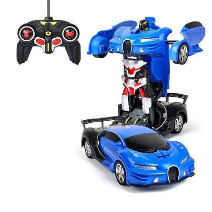Dynamiczny zdalnie sterowany samochód robot LED