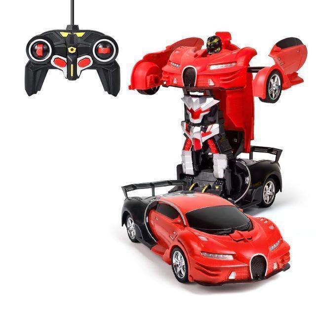 Dynamiczny zdalnie sterowany samochód robot LED