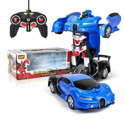 Dynamiczny zdalnie sterowany samochód robot LED