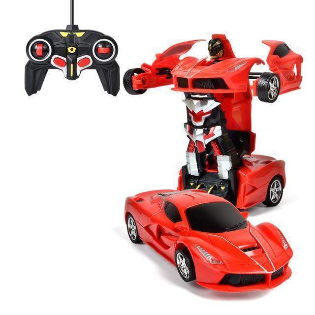 Dynamiczny zdalnie sterowany samochód robot LED