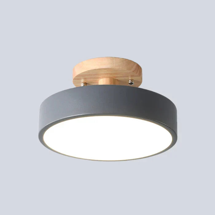 Elegancka skandynawska lampa sufitowa LED
