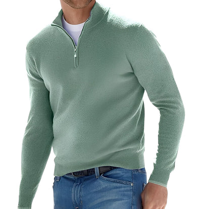 Elegancki Sweter Męski z Zamkiem – Styl i Komfort na Co Dzień
