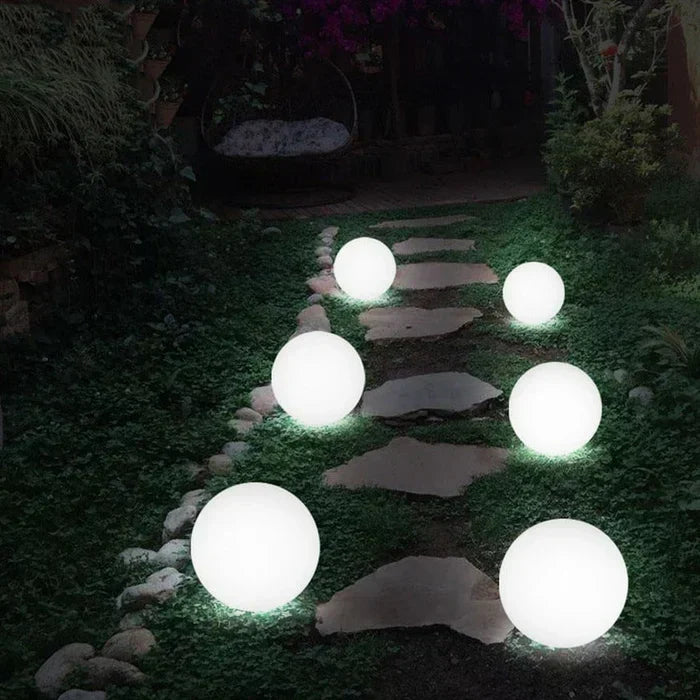 Eleganckie zewnętrzne LED oświetlenie sferyczne