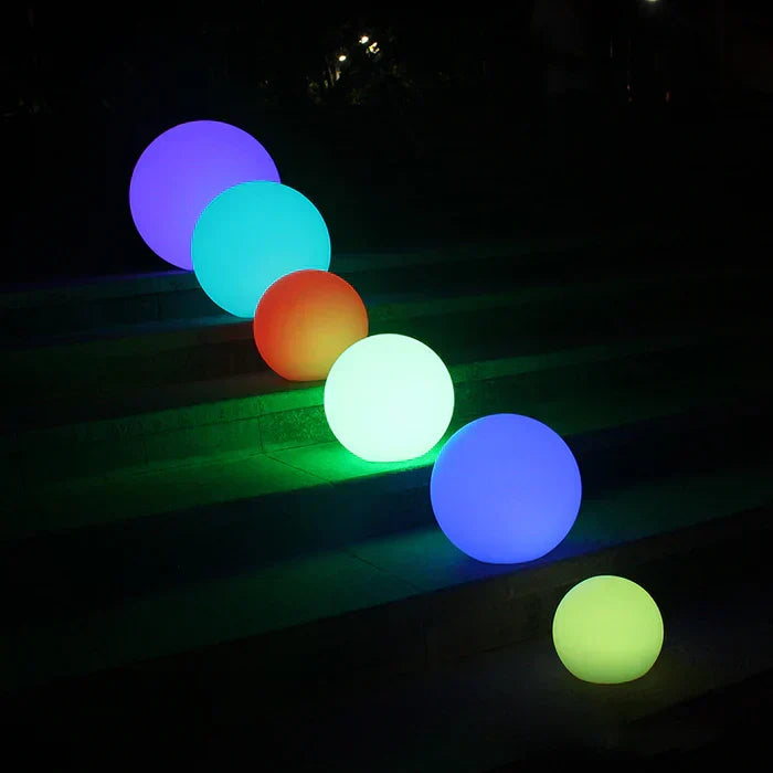 Eleganckie zewnętrzne LED oświetlenie sferyczne