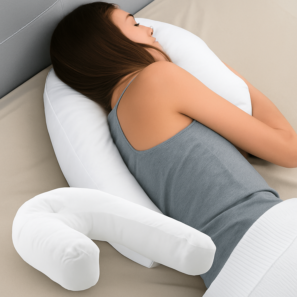 Ergonomiczna poduszka do spania na boku
