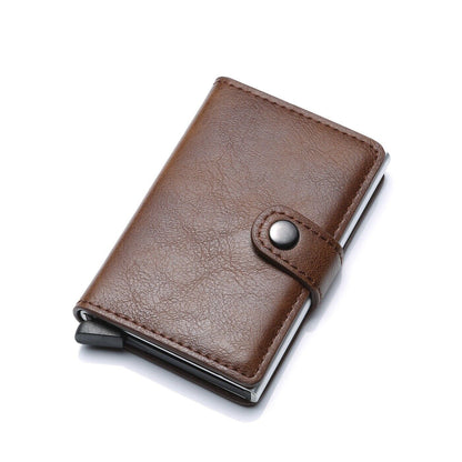 Etui na karty aluminiowe - ochrona RFID, klip na banknoty