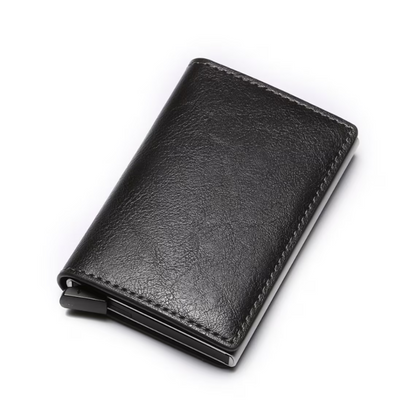 Etui na karty aluminiowe - ochrona RFID, klip na banknoty