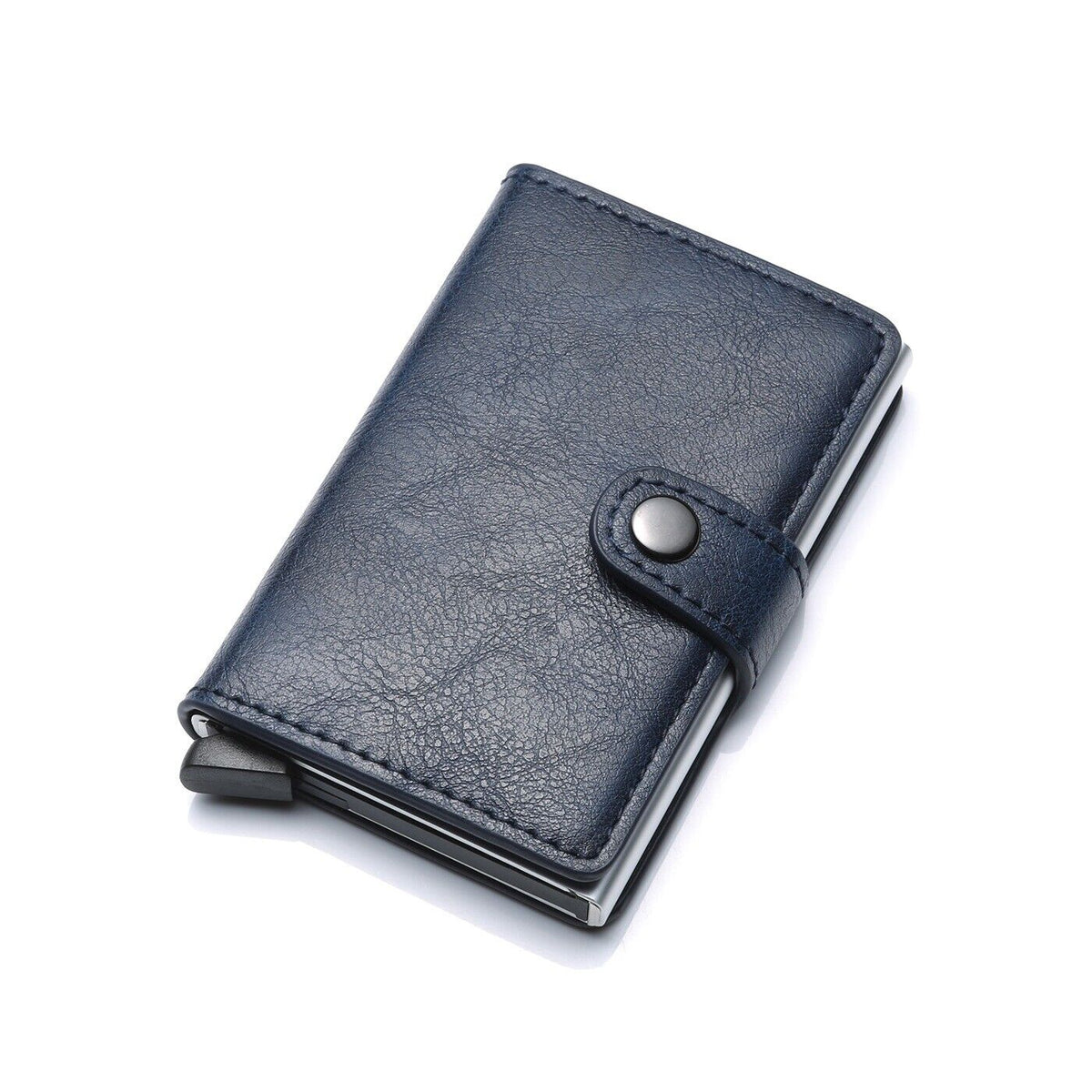 Etui na karty aluminiowe - ochrona RFID, klip na banknoty