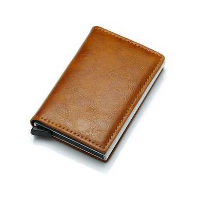 Etui na karty aluminiowe - ochrona RFID, klip na banknoty