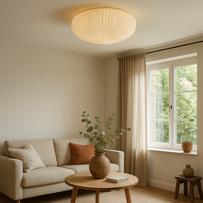 Funkcjonalna, ciepła lampa sufitowa LED do nowoczesnego oświetlenia ambientowego
