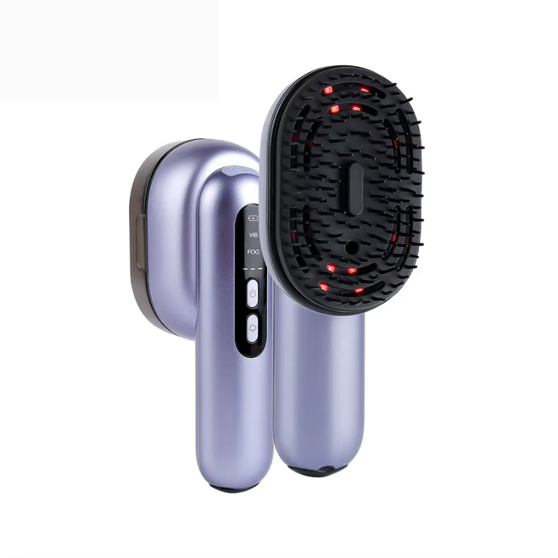 GlowSpray Comb – masażer do głowy z wibracjami i aplikatorem olejku do włosów