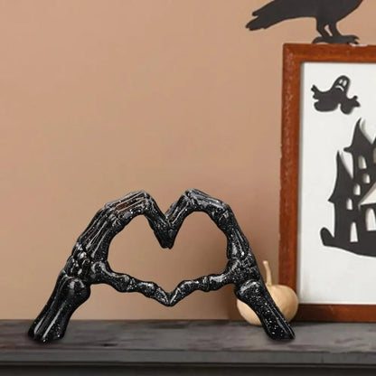 Halloween Dekoracja Domu Figura Szkieletu Serce Gotycka Ozdoba Wnętrz i Przed Domem