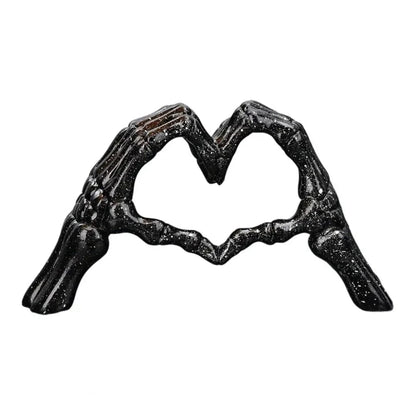 Halloween Dekoracja Domu Figura Szkieletu Serce Gotycka Ozdoba Wnętrz i Przed Domem