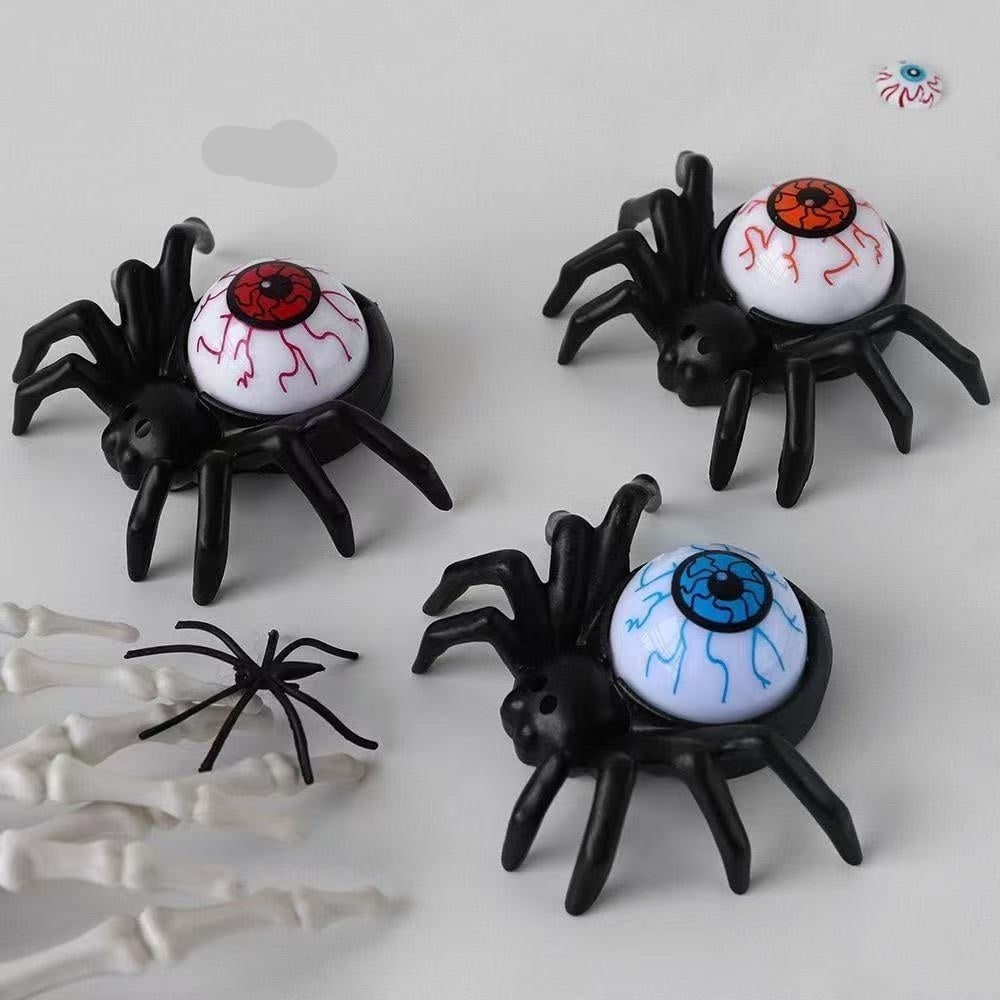 Halloween Dekoracja Pająk ze świeczką LED i Oczami do Domu Dekoracje