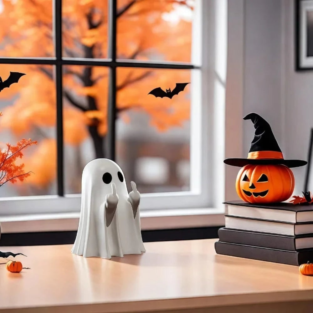 Halloween Dekoracje Domu Figurka Ducha z żywicy na Biurko i Półkę