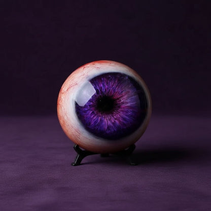Halloween Dekoracje Domu Gałka Oczna Błyszcząca na Trójnożnym Stojaku do Dekoracji Przed Domem