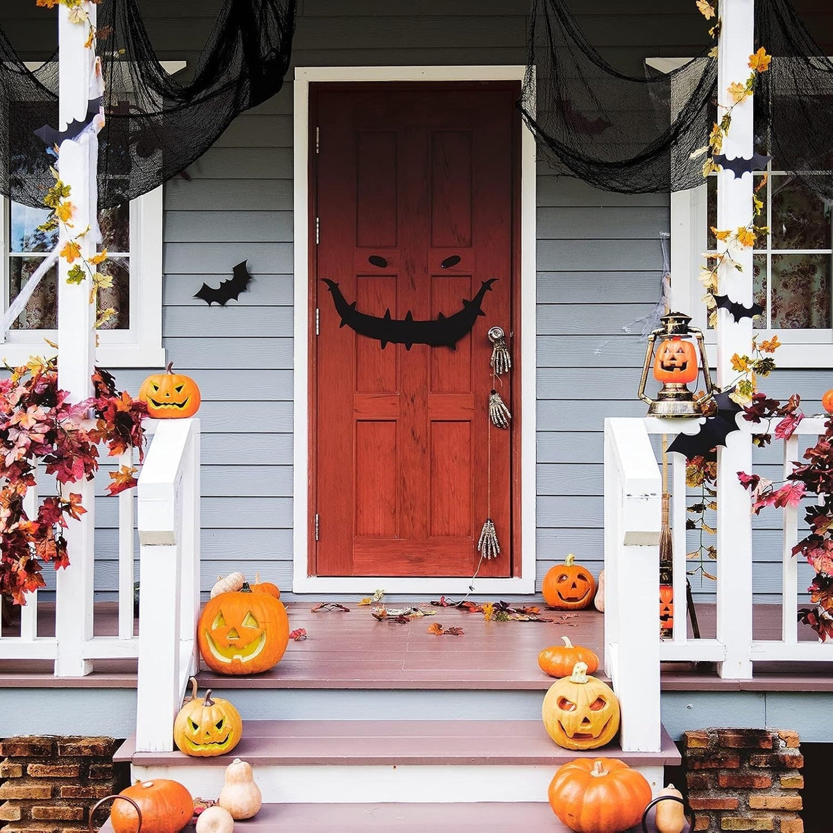 Halloween Dekoracyjna Gaza do Drapowania Pajęczyna na Imprezę i Wnętrze