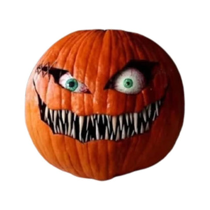 Halloween Dynia na Imprezę z Ruchomymi Elektronicznymi Oczami i Wzorami Strachu