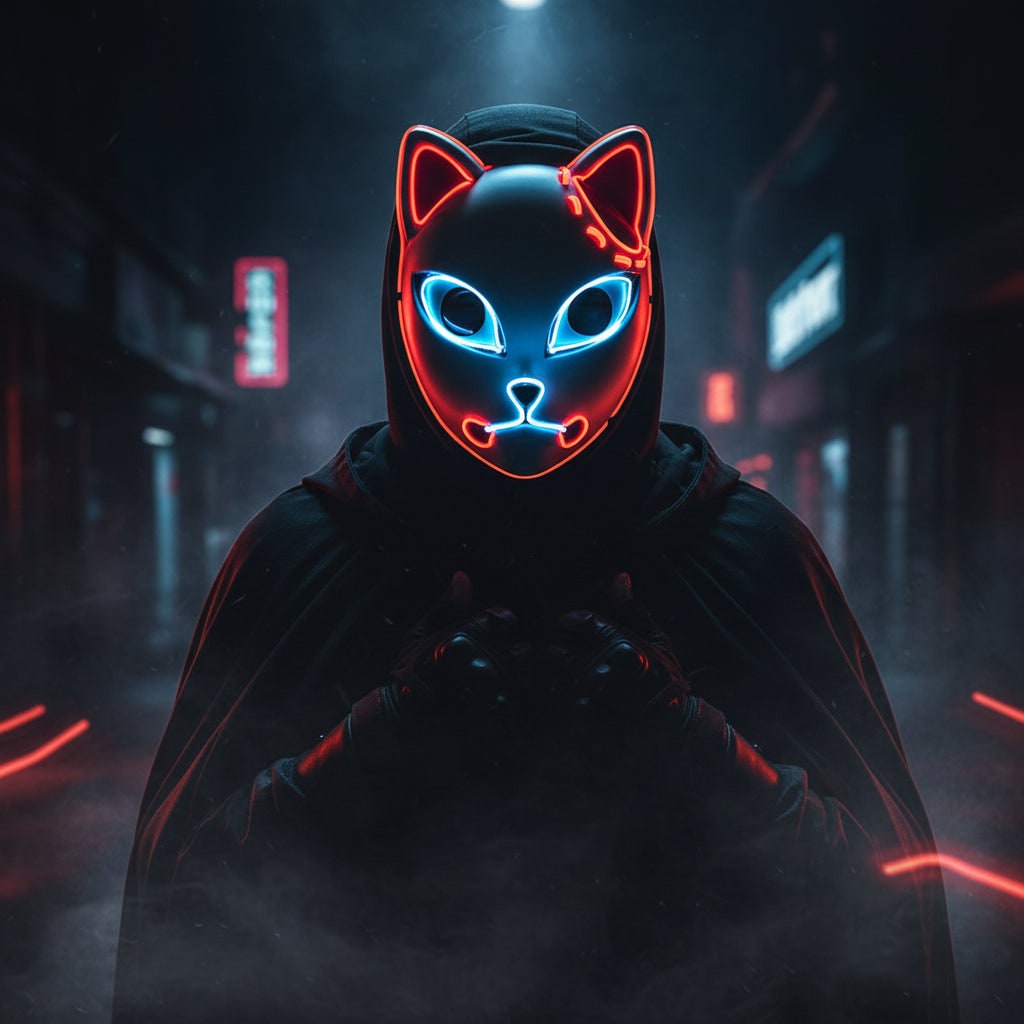 Halloween Kostium demon hunter saga z Haori Zielono-Czarnym i ą Strój Anime