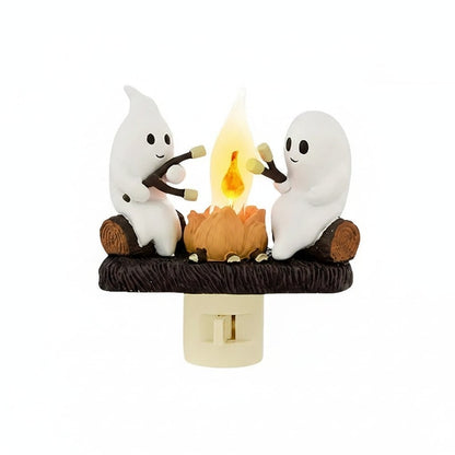 Halloween Lampka Nocna do Sypialni Duchy z LED Kontaktu dla Dzieci Czytania