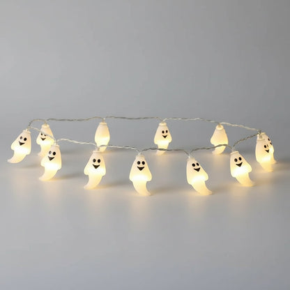 Halloween Lampki LED Sznur świetlny Dekoracyjny z Figurkami na Imprezę i Ogród