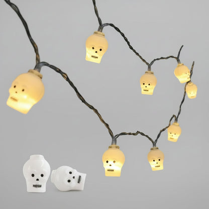 Halloween Lampki LED Sznur świetlny Dekoracyjny z Figurkami na Imprezę i Ogród