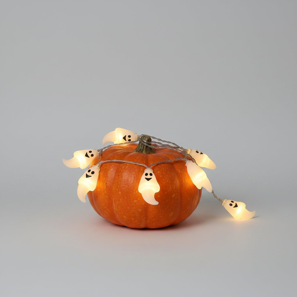 Halloween Lampki LED Sznur świetlny Dekoracyjny z Figurkami na Imprezę i Ogród