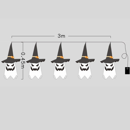 Halloween Ozdoby Wisząca Dekoracja Duch Lampion LED Papierowy do Domu i Imprezy