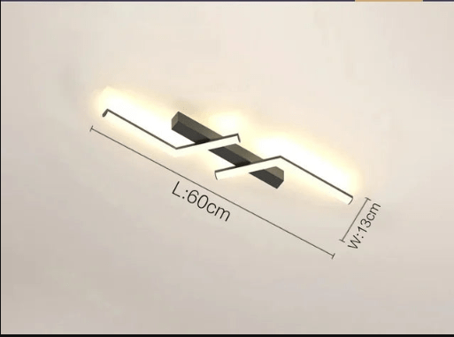 Inteligentna smukła lampa sufitowa LED