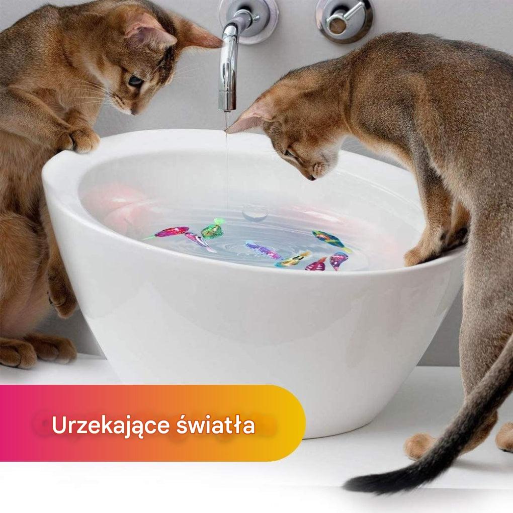 Interaktywny zestaw zabawek dla kotów ze światłem