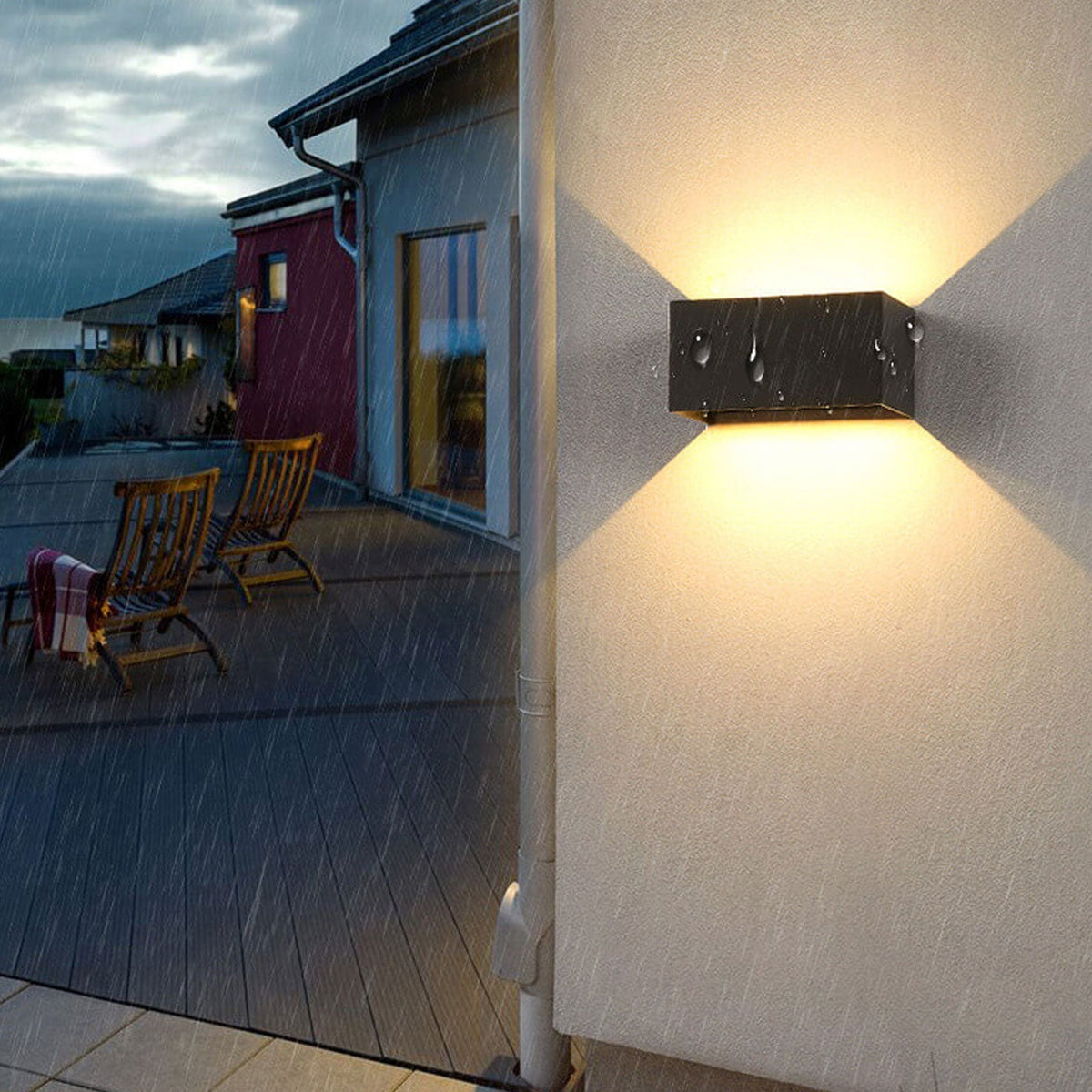 Jasna energooszczędna lampa LED zewnętrzna