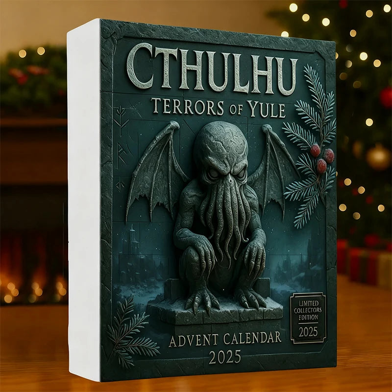 Kalendarz adwentowy Potwory Cthulhu - Akrylowe Ozdoby 2D na Święta i Halloween