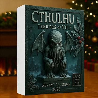 Kalendarz adwentowy Potwory Cthulhu - Akrylowe Ozdoby 2D na Święta i Halloween