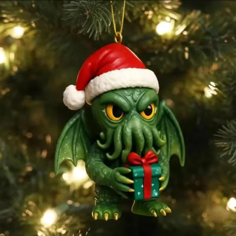 Kalendarz adwentowy Potwory Cthulhu - Akrylowe Ozdoby 2D na Święta i Halloween