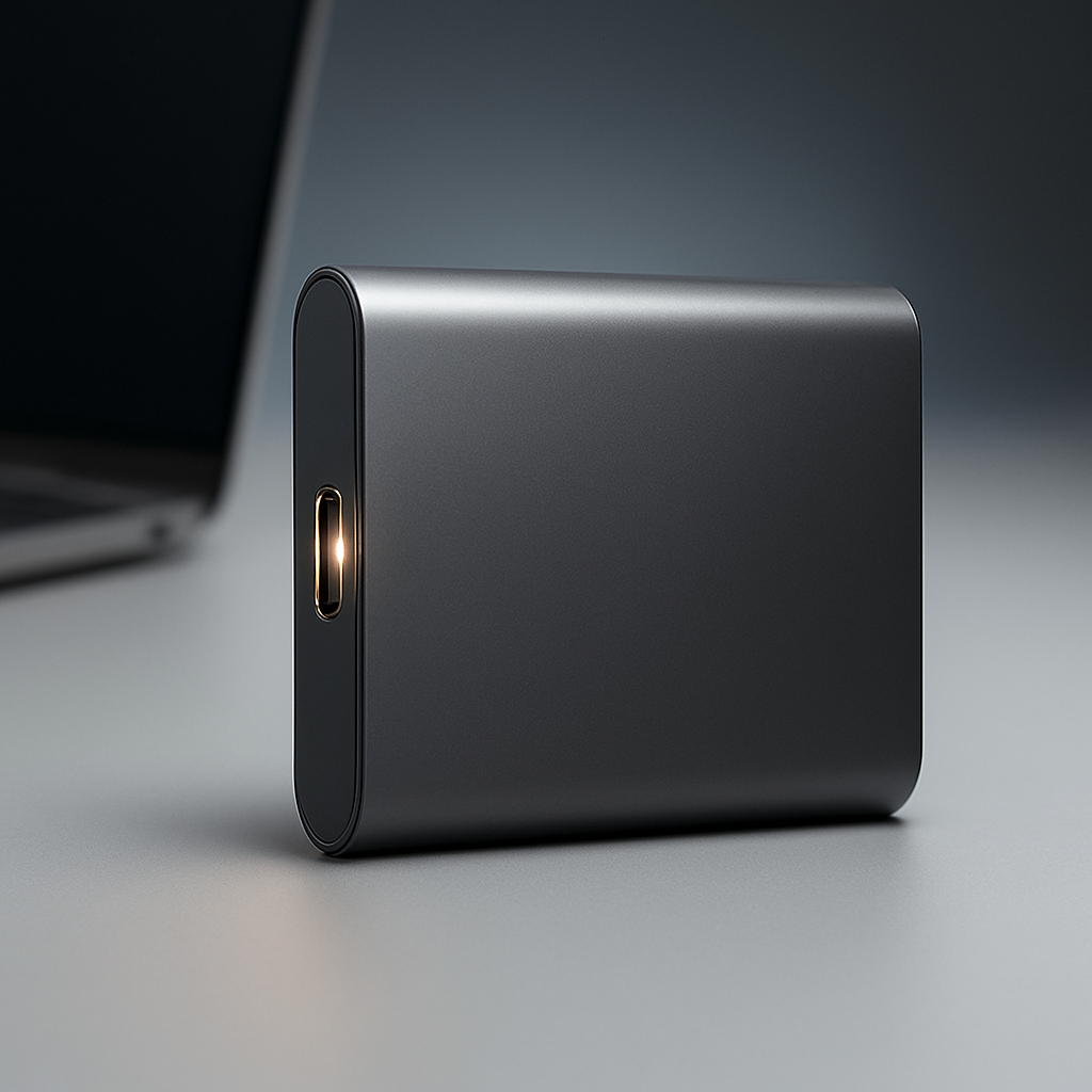 Kompaktowy Dysk Zewnętrzny SSD 2 TB – Szybki Transfer 1050 MB/s