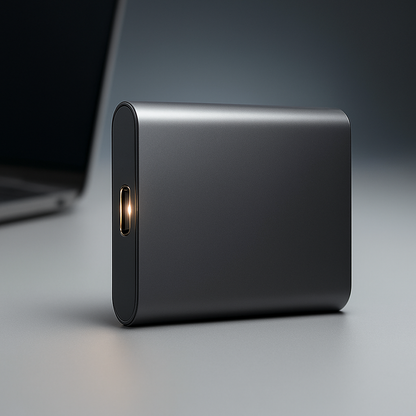 Kompaktowy Dysk Zewnętrzny SSD 2 TB – Szybki Transfer 1050 MB/s