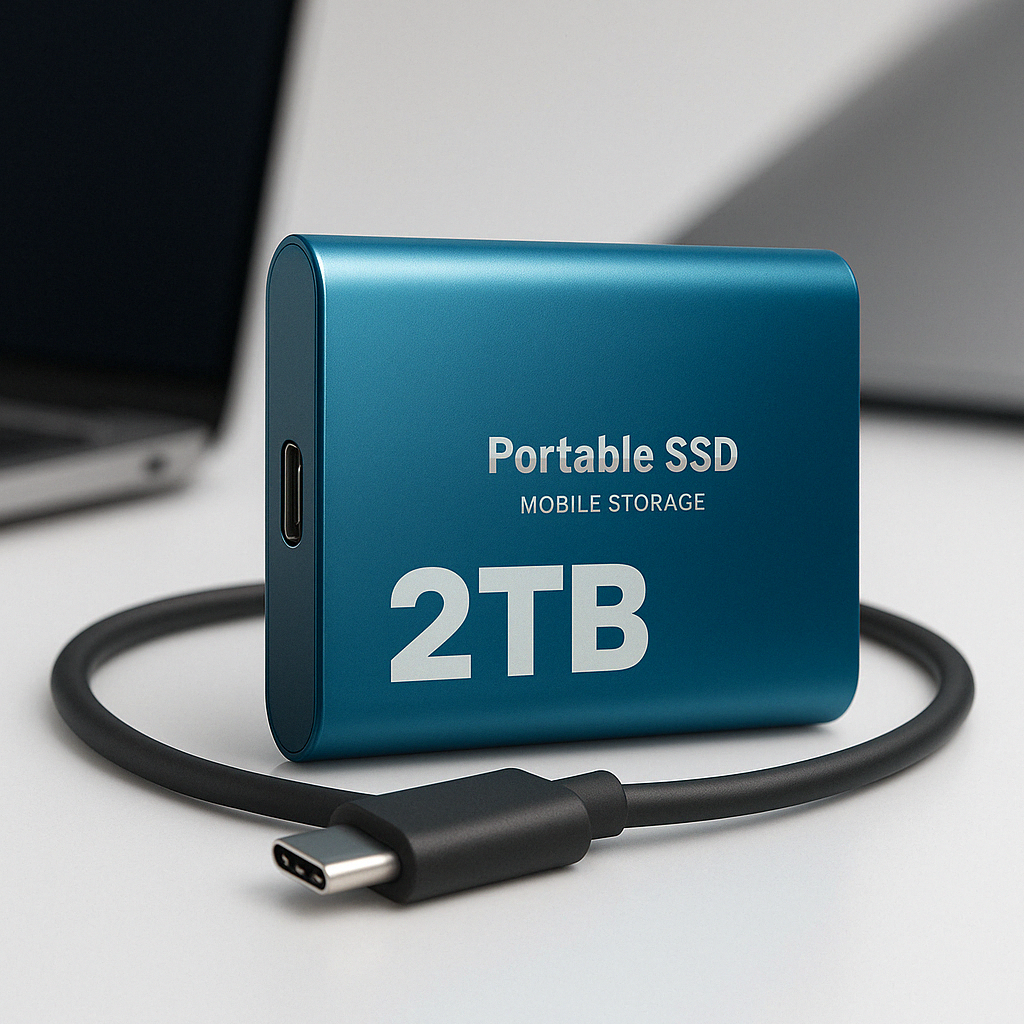 Kompaktowy Przenośny Dysk SSD 2TB do Laptopa i Komputera PC
