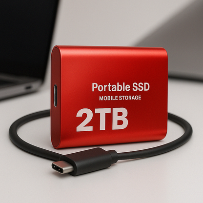 Kompaktowy Przenośny Dysk SSD 2TB do Laptopa i Komputera PC