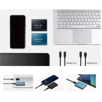 Kompaktowy Przenośny Dysk SSD 2TB do Laptopa i Komputera PC