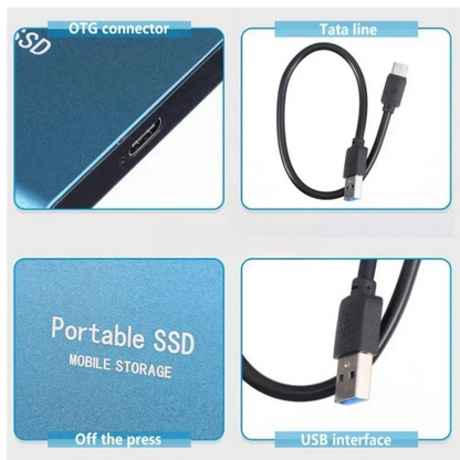Kompaktowy Przenośny Dysk SSD 2TB do Laptopa i Komputera PC