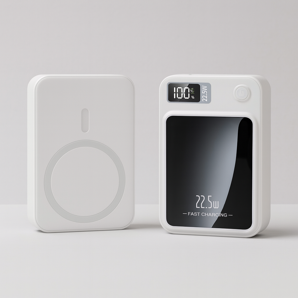 Kompaktowy smukły powerbank 20000mAh 22.5W - Bezprzewodowy wyświetlacz