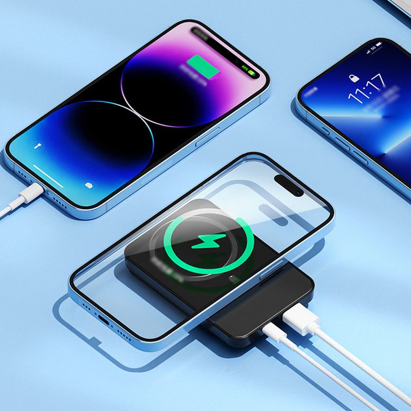 Kompaktowy smukły powerbank 20000mAh 22.5W - Bezprzewodowy wyświetlacz