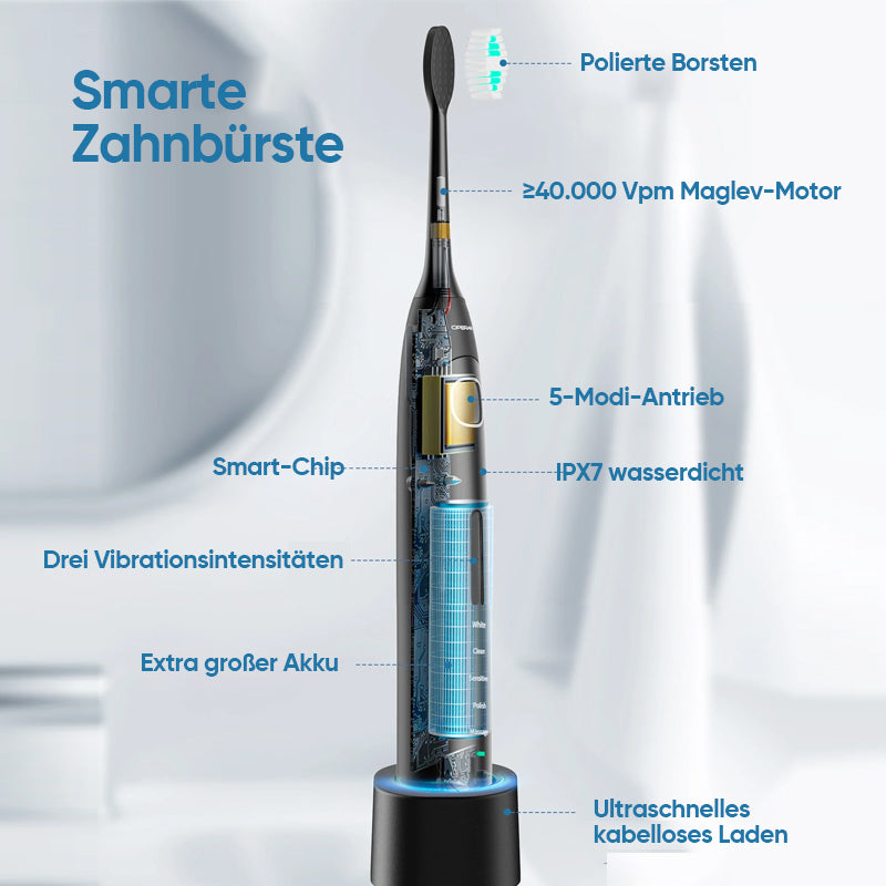 Ładowalna Szczoteczka Elektryczna z 6 Trybami Czyszczenia