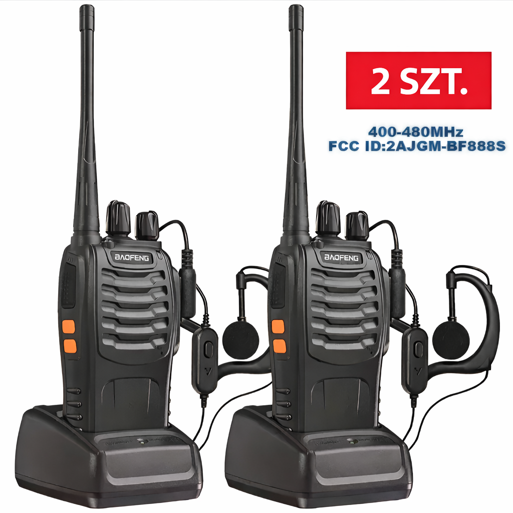 Ładowalne walkie-talkie USB